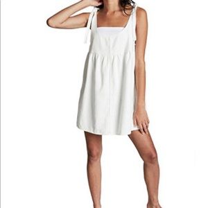 NWT Cotton:On White Denim Baby Doll Mini Dress